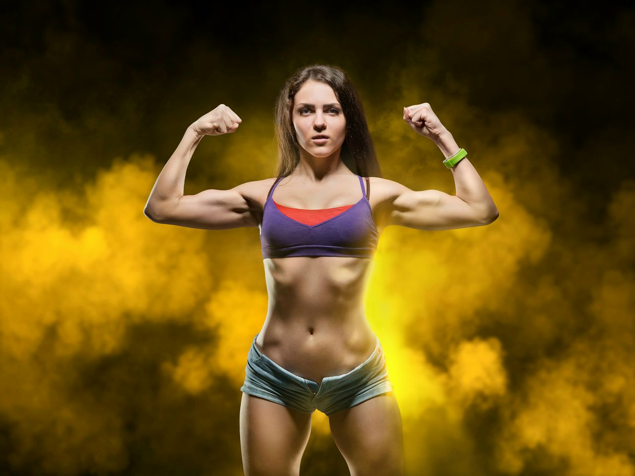 Athletic girls in Yichang